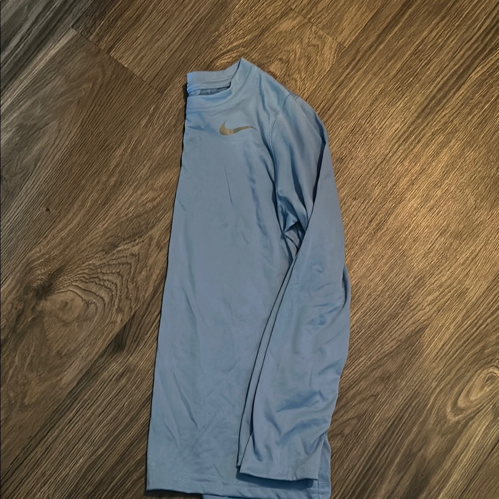 Nike Light Blue Long Sleeve Shirt